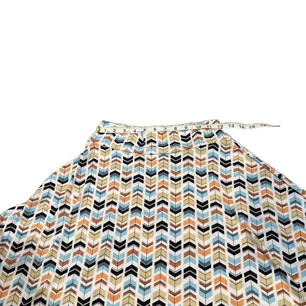 LuLaRoe Chevron Patterned Skirt size 14 - Picture 2 of 6